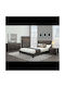 Inlight 3425 Metal Table Lamp for Socket E14 with White Shade and Silver Base 3425-WHITE