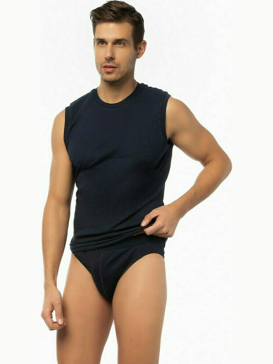 Minerva 90-11032 Men's Undershirts Sleeveless i...