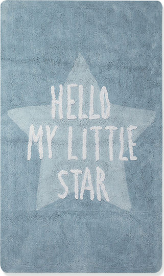 Nef-Nef Homeware Hello Kinder Teppich Sterne Blau 100x160cm