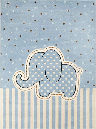 Saint Clair Africa Детско килимче Светлосин 115x175см