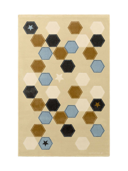 Saint Clair Παιδικό Χαλί 115x175cm Polygon Beige