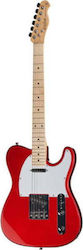 Harley Benton TE-20MN Chitară Electrică Telecaster Roșu Candy Apple