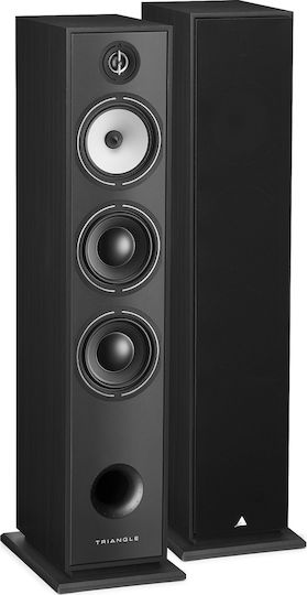 Triangle Borea BR08 Ζεύγος Ηχείων Hi-Fi Δαπέδου 150W 3 Δρόμων Π31.4xΒ20.6xΥ102εκ. Μαύρο