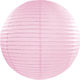PartyDeco Στρογγυλό Καπέλο Φωτιστικού Ροζ Light Pink