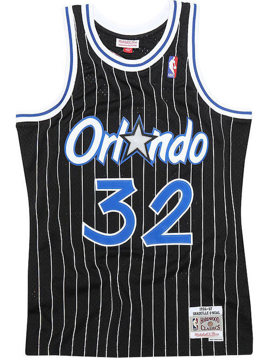 Mitchell & Ness Orlando Magic NBA Swingman Тениска Шакил О'Нийл Мъжка Баскетболна Екипировка Mitchell & Ness Orlando Magic NBA Swingman Тениска Шакил О'Нийл Мъжка Баскетболна Екипировка