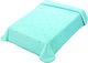 Morven Blanket Cot Lingery Velvet Light Blue 110x140cm