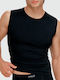 Men's Undershirt Sleeveless in Black Color