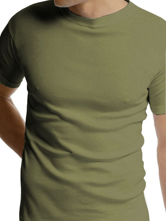 Helios Men's Short Sleeve Undershirt Green