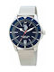 U.S. Polo Assn. Argo Watch Battery with Silver Metal Bracelet