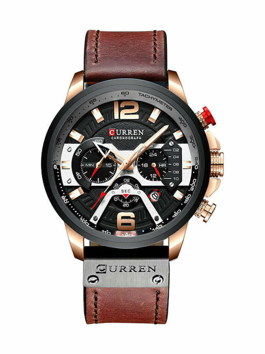 Curren Ανδρικό Ρολόι 48mm Χρονογράφος Μπαταρίας...