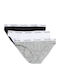 Βαμβακερά Women's Slip 3Pack Black/White/Grey