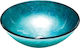 Gloria Dia Glass Countertop Sink Glass 42x42x14cm Blue