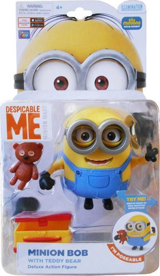 AS Despicable Me Deluxe Minions Боб с плюшено мече за 4+ години 14 см
