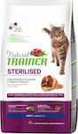 Natural Trainer Sterilised Ξηρά Τροφή για Ενήλικες Στειρωμένες Γάτες με Προσούτο 10kg