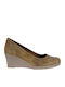 Women's Closed Toe Platforms Brown