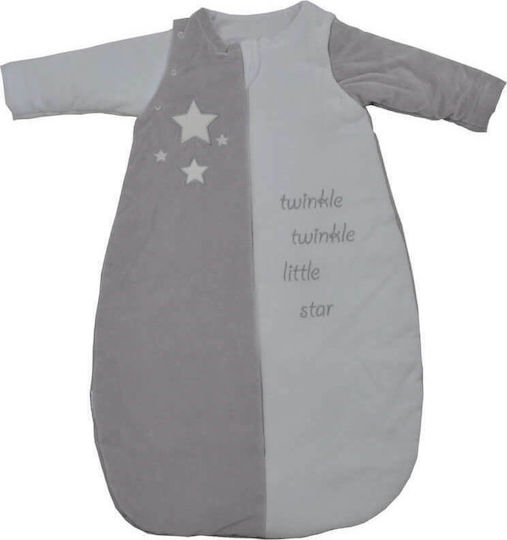 Bebe Stars Winter Sleeping Bag Stars Gray with Detachable Sleeves