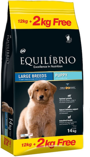 Equilibrio Puppy Large 12kg Dry Food for Large Breed Puppies with Chicken