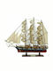 Lianos Christmas Boat Sailboat Wooden 50x45cm