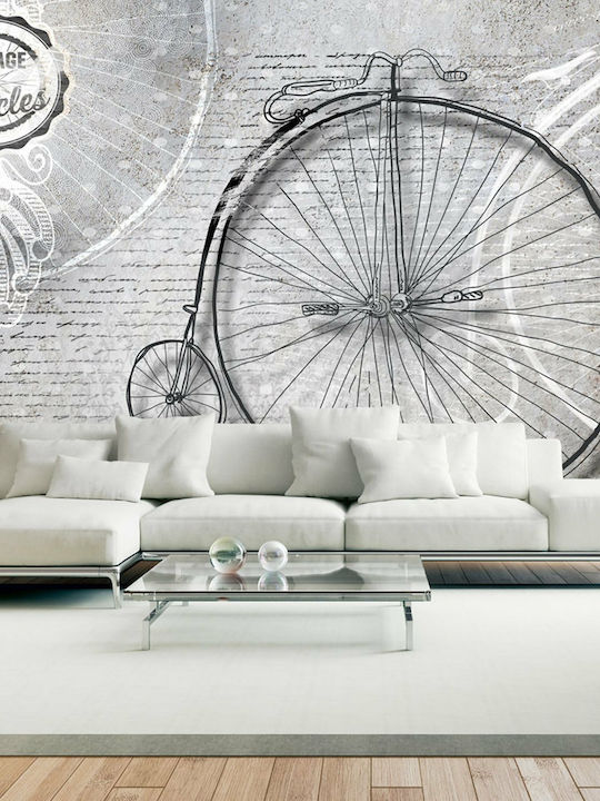 Fototapet de Perete Vintage Bicycles Black White 200x140 Tesatura