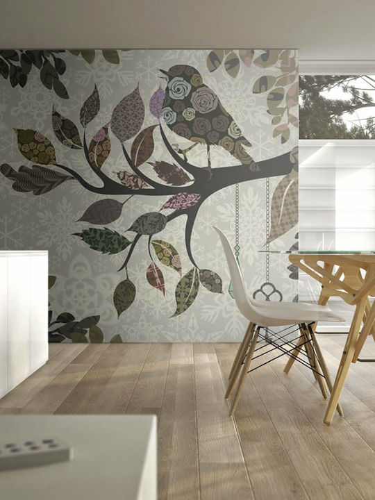 Fototapet de Perete Tree Branch Bird Patchwork 400x309 Tesatura L400xW309cm