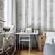 Fototapet de Perete Grey Style 50x1000 Tesatura Gri L1000xW50cm