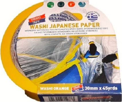 Selloplast Paper Tape 30mm x 41m Washi Japanese Primo Orange 30716