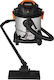 Sogo Staubsauger Flüssigkeiten / Feststoffe 1200W mit Edelstahl Behälter 20Es