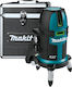 Makita Линейно Лазерен нивелир Зелен лъч 12V с Работен обхват 20м