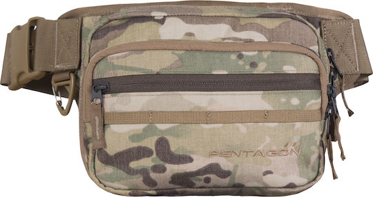 Pentagon Runner Military Pouch Waist made of Polyester Multicam Multicam 0.94lt