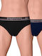 Apple Boxer Men's Slips Black/Navy Blue 2Pack APP-0212951