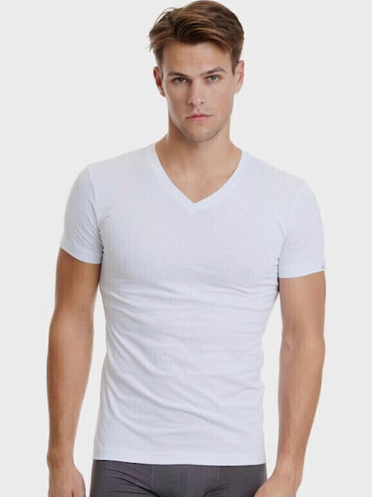 Helios Men's Short Sleeve Undershirt White