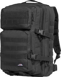 Tac Maven Assault Military Backpack Black 52lt