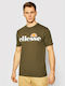 Ellesse Prado Herren T-Shirt Kurzarm Khaki