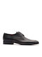 Perlamoda 914T Men's Leather Dress Shoes Black Glossy