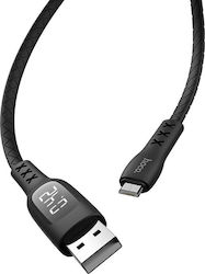 Hoco S6 Sentinel HC-S6M Reguläres USB 2.0 in Micro-USB 1,2m Schwarz