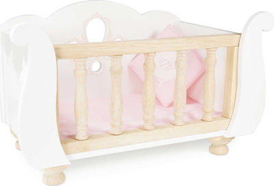 Le Toy Van Furniture Sleigh Doll Cot 24.3 cm.