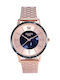 Season Time Desire Watch with Pink Gold Metal Bracelet