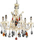 Violam Chandelier Candlestick 6xE14 Transparent 507-6L