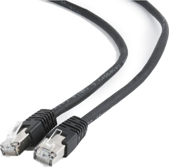 Cablexpert F/FTP Netzwerkkabel Kat.6 Gigabit Ethernet 0,5m Schwarzes
