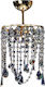 Violam Kronleuchter 2xG9 mit Kristallen Transparent 554-20/C
