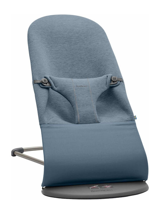 BabyBjorn Χειροκίνητο Relax Μωρού Bliss 3D Jersey Dove Blue για Παιδί έως 13kg