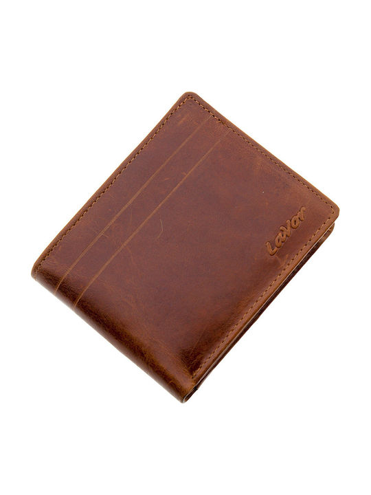 Lavor 1-3430 Men's Leather Wallet Brown