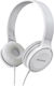 Panasonic RP-HF100E Wired On Ear Headphones with Radio White RP-HF100E-W