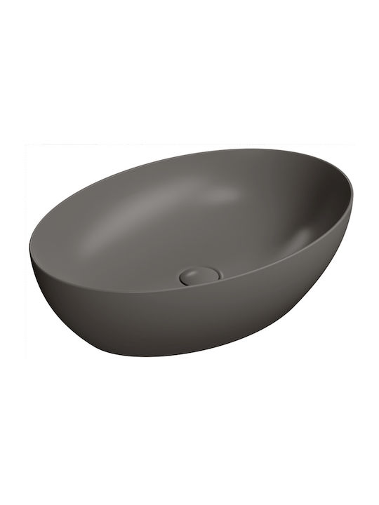 GSI Pura Vessel Sink Porcelain 60x42x16cm Bistro