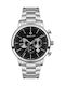 Gant Cleveland Ανδρικό Ρολόι 43.5mm Μπαταρίας με Ασημί Μεταλλικό Μπρασελέ