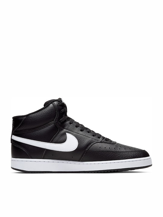 Court Vision Mid Μποτάκια Black / White