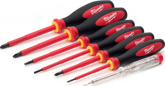 Milwaukee Set 7 Electrician VDE 1000V Screwdrivers