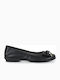 Ragazza Lederne Damen Ballerinas in Schwarz Farbe