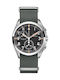 Hamilton Pilot Battery Watch with Fabric Strap Gray