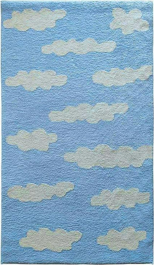 Klonaras Kids Cotton Rug Kiddo Clouds Clouds 90x160cm 15mm
